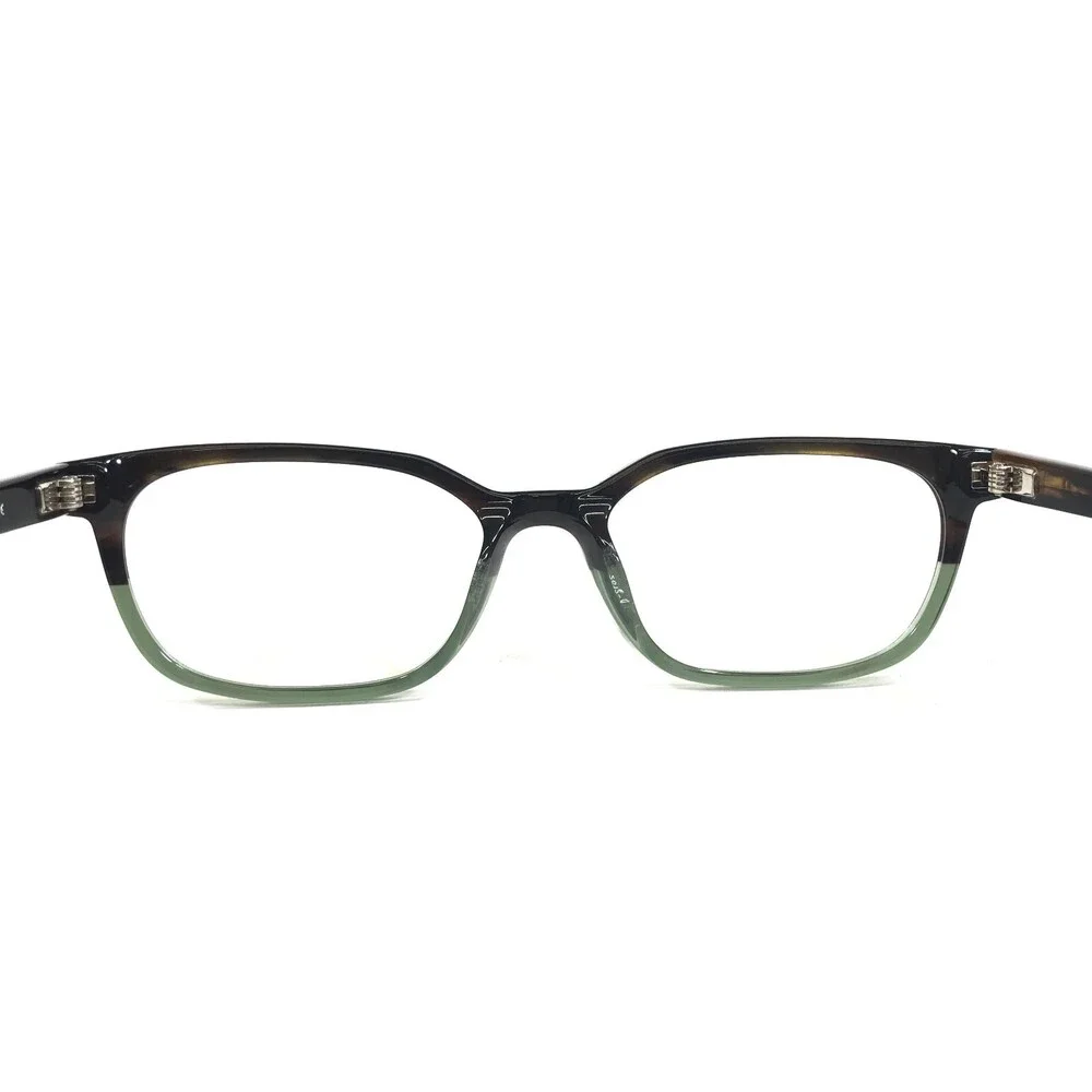 Warby Parker Eyeglasses Frames Lawrence M 723 Brown Green Rectangular 52-15-145